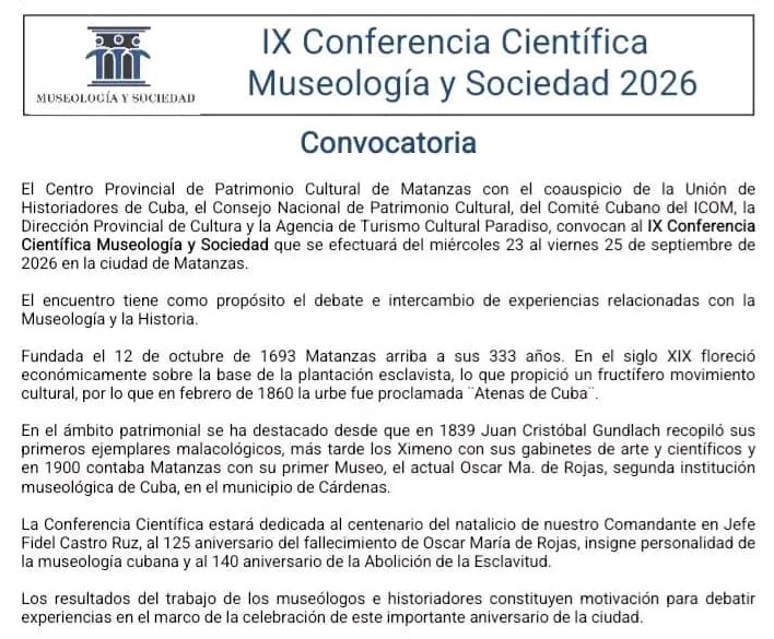 ix-conferencia-cientifica-museologia-y-sociedad-2026-convocatoria